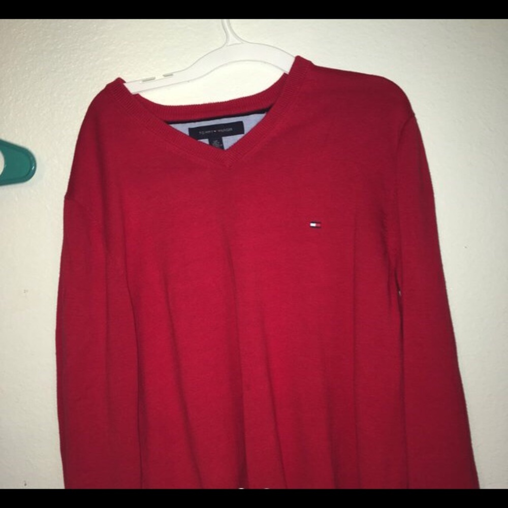 Vintage Red Tommy Hilfiger Sweater